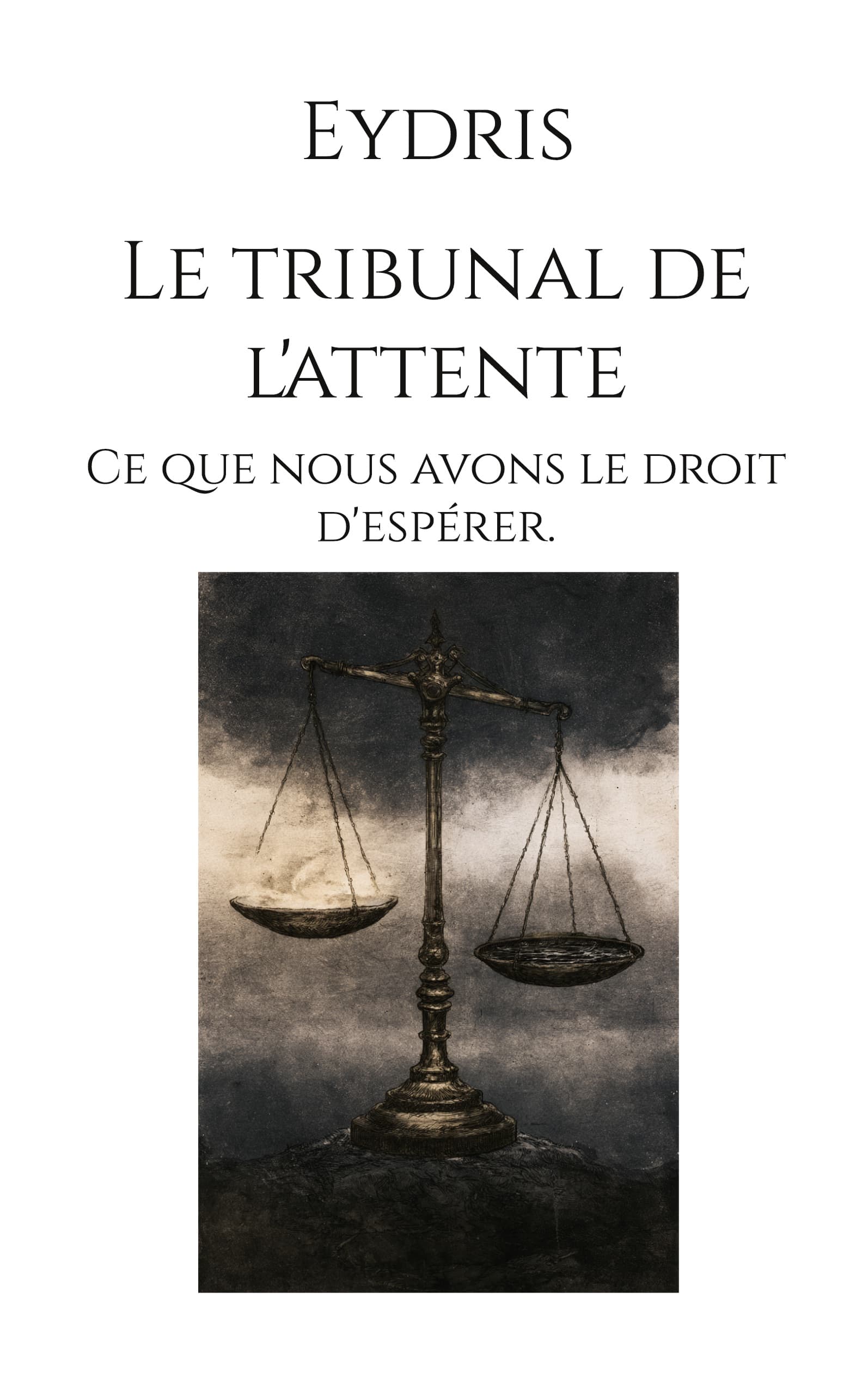 Couverture de Le tribunal de l'attente